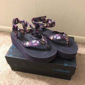 Teva platform sandals